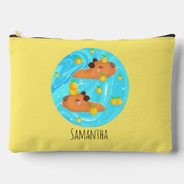 Capybaras in water met Sinaasappels Etui