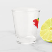 Capybaras LGBTQ Regenboog Water Varken Transgender Shot Glas (Links)