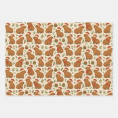 Capybaras met kerst inpakpapier vel (Voorkant 2)