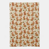 Capybaras met kerst theedoek (Verticaal)