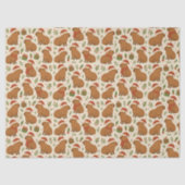 Capybaras met kerst tissuepapier (Voorkant)