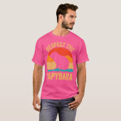 Capybaras respecteert het Capybara Cavy Rodent Lov T-shirt (Voorkant volledig)