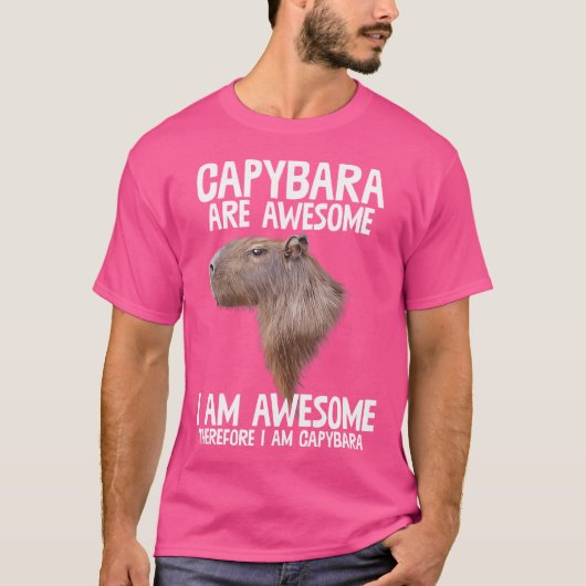 Capybara's Zijn Geweldig Daarom BEN IK Capibara Gr T-shirt (Voorkant)
