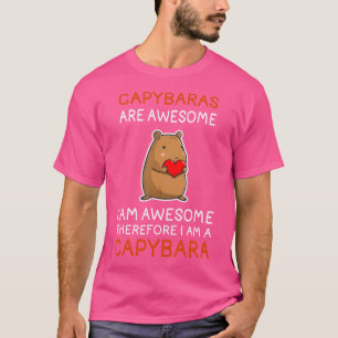 Capybara's zijn Geweldige Ik ben een Capybara Funn T-shirt