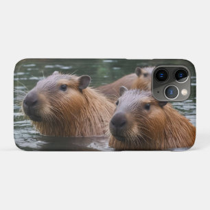 Capybaras' zwemmen in de rivier, Case-Mate iPhone case