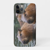 Capybaras' zwemmen in de rivier, Case-Mate iPhone case (Achterkant)