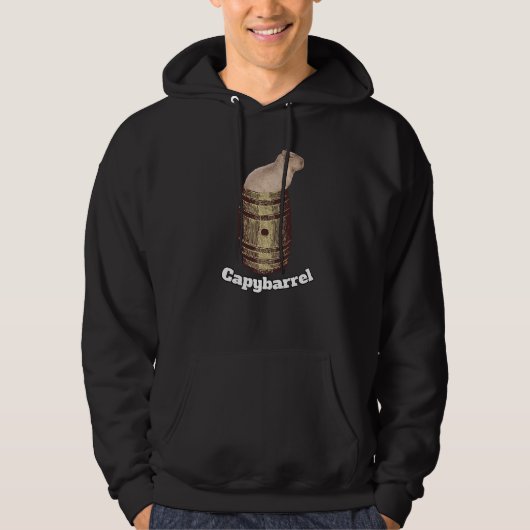Capybarrel  Coole Capybara  Zuid-Amerikaase Knaagd Hoodie (Voorkant)
