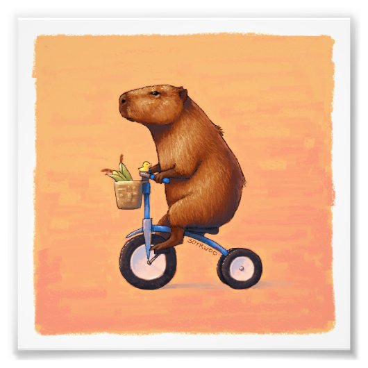 Capyberrands Foto Afdruk (Voorkant)