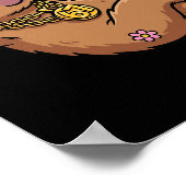Capybyra 67 Drip Zonnebril Ketting Grappig Dier Me Poster (Hoek)