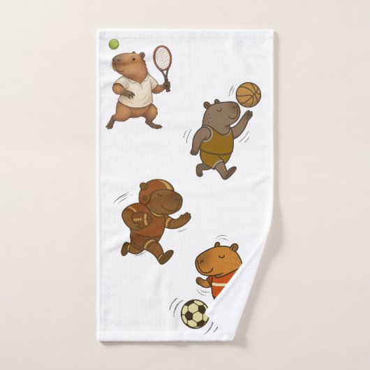 CapyCharm: het Schattige icoon Bad Handdoek (Handdoek)