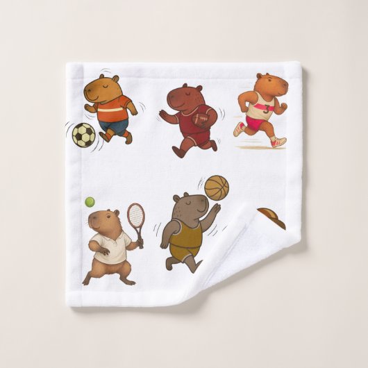 CapyCharm: het Schattige icoon Bad Handdoek (Wasdoekje)