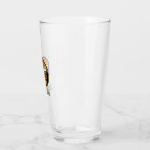 Capydada Capybara Vader Retro Bubbelbad Vectorontw Glas (Links)