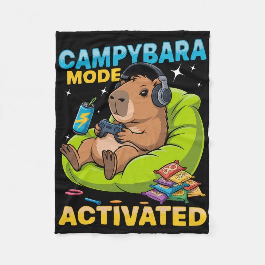 Capyra Gamer Gaming 2 Fleece Deken (Voorkant)