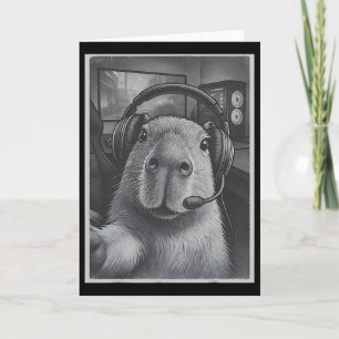 Capyra Gamer Selfie Capira Grafisch  Kaart