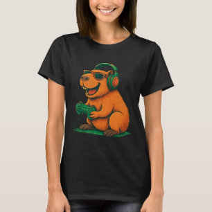 Capyra Grappige Videogame Gamer Dierenliefhebber G T-shirt