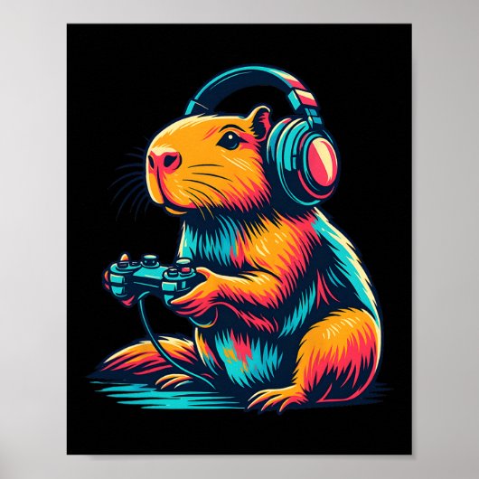 Capyra Grappige Videospelletjes Capyra 2 Poster (Voorkant)