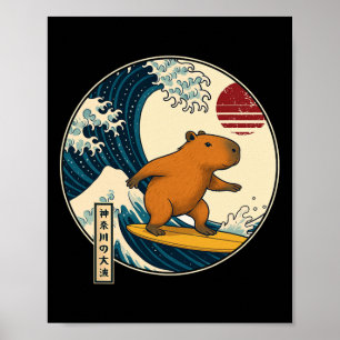 Capyra Japans Kanagawa Golf Surfing Japan Jongens Poster