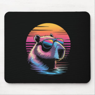 Capyra Schattig Retro Dier Zomer Vakantie Strand Muismat