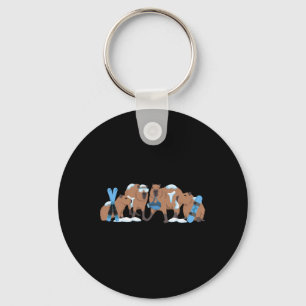 Capyra Skien Cute Capy Snowboard Winter Capyra Lo Sleutelhanger
