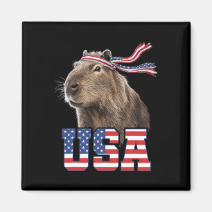 Capyra Usa Patriottische Amerikaanse Vlag Mannen V Magneet