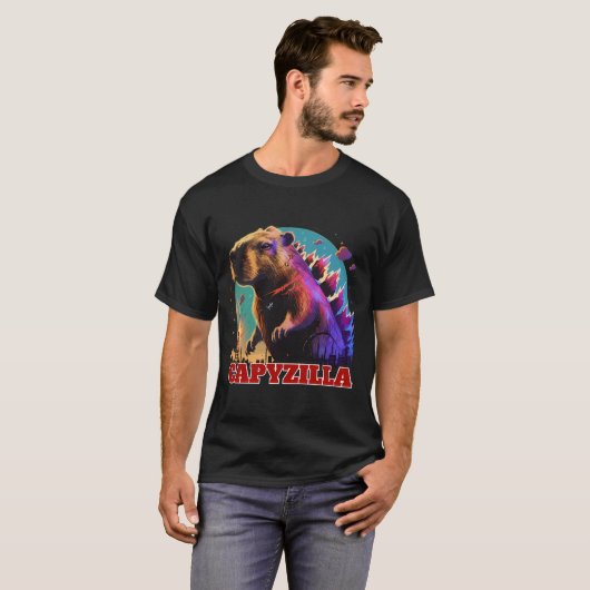 Capyzilla Capybara T-shirt (Voorkant volledig)