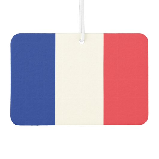 Car Air Fresheners with Flag of France Luchtverfrisser (Voorkant)