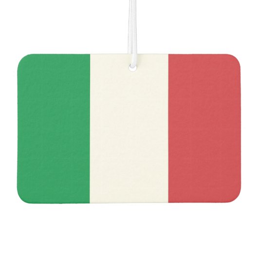 Car Air Fresheners with Flag of Italy Luchtverfrisser (Voorkant)