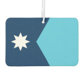 Car Air Fresheners with Flag of Minnesota, USA Luchtverfrisser (Achterkant)