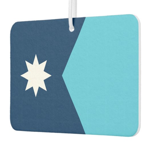 Car Air Fresheners with Flag of Minnesota, USA Luchtverfrisser (Links)