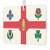Car Air Fresheners with Flag of Montreal, Canada Luchtverfrisser (Links)
