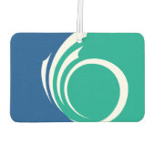 Car Air Fresheners with Flag of Ottawa, Canada Luchtverfrisser (Achterkant)