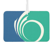 Car Air Fresheners with Flag of Ottawa, Canada Luchtverfrisser (Voorkant)