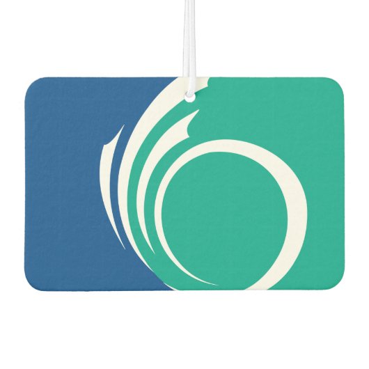 Car Air Fresheners with Flag of Ottawa, Canada Luchtverfrisser (Voorkant)