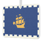 Car Air Fresheners with Flag of Quebec City Luchtverfrisser (Links)