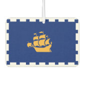 Car Air Fresheners with Flag of Quebec City Luchtverfrisser (Voorkant)