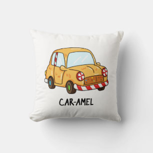 Car-amel Funny Snoep Car Pun Kussen