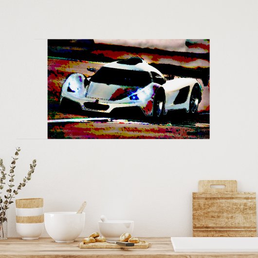 Car Art Poster (Keuken)