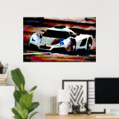 Car Art Poster (Thuiskantoor)