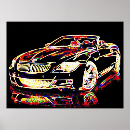 Car Art Poster (Voorkant)