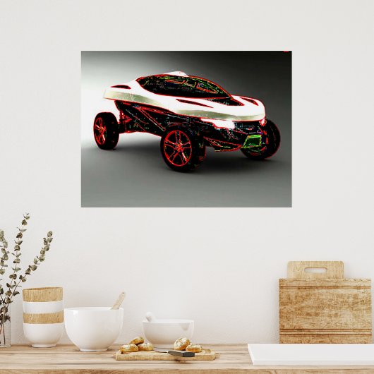 Car Art Poster (Keuken)