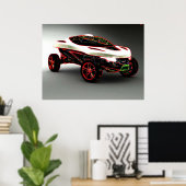 Car Art Poster (Thuiskantoor)