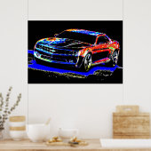 Car Art Poster (Keuken)