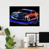 Car Art Poster (Thuiskantoor)