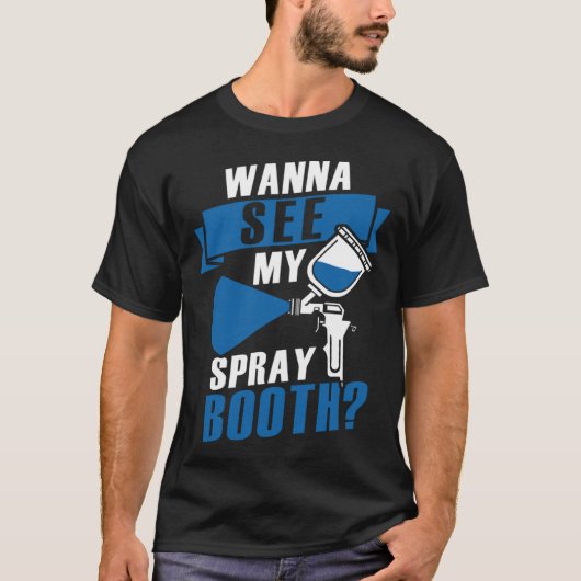 Car Auto Painter Painting  Spray Booth T-shirt (Voorkant)