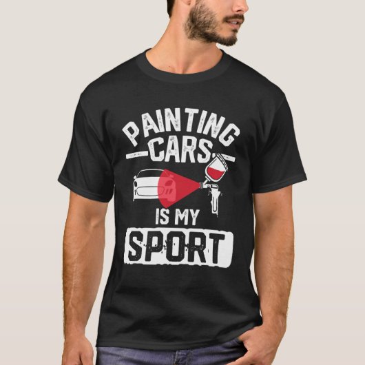 Car Auto Painter Painting T-shirt (Voorkant)