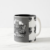 Car & Bike Adventure Mug  Tweekleurige Koffiemok (Voorkant rechts)