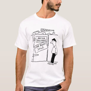 Car Breakers Scrapyard Car Boot Sale Cartoon wordt T-shirt