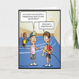 Car Buffer Massage Funny Birthday Card Kaart