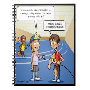 Car Buffer Massage Funny Notitieboek