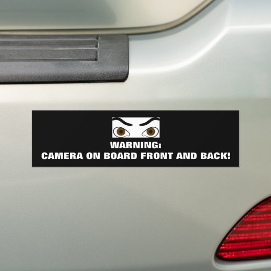 CAR CAMERA AAN BOORD BUMPERSTICKER "GROOT" (Op auto)